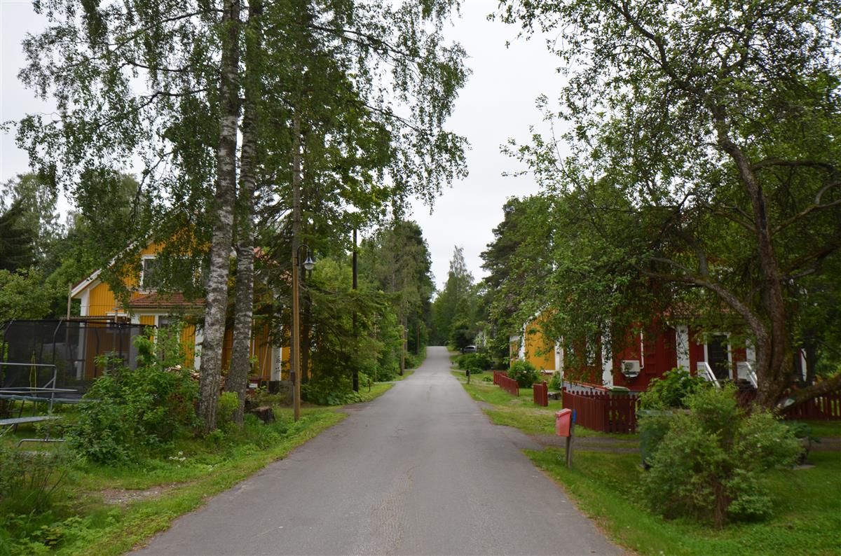 Niskalammen asuntoalue. Näkymä Kaivotien ja Niskalammenkadun risteyksestä etelään päin.&nbsp;(Päivi Makkonen&nbsp;2025)