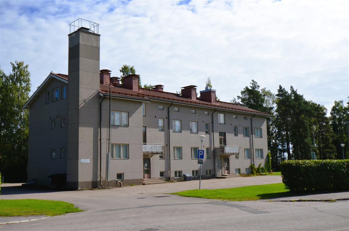 Joutsenon entinen kunnantalo II luoteesta päin kuvattuna.&nbsp;(Päivi Makkonen&nbsp;2026)