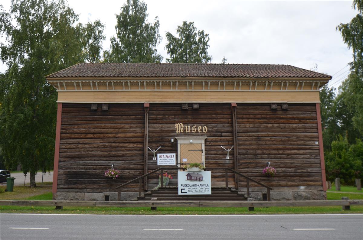 Ruokolahden kotiseutumuseo koillisesta päin kuvattuna.&nbsp;(Päivi Makkonen&nbsp;2026)
