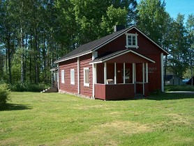 Kuva: D.E.D. Europaeuksen museona toimiva piharakennus.&nbsp;(Pöyry Environment oy/Matti Veijovuori&nbsp;2007)